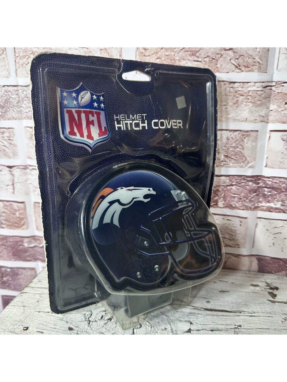 NFL Officially Licensed Denver Broncos 4" Helmet Design Hitch Cover